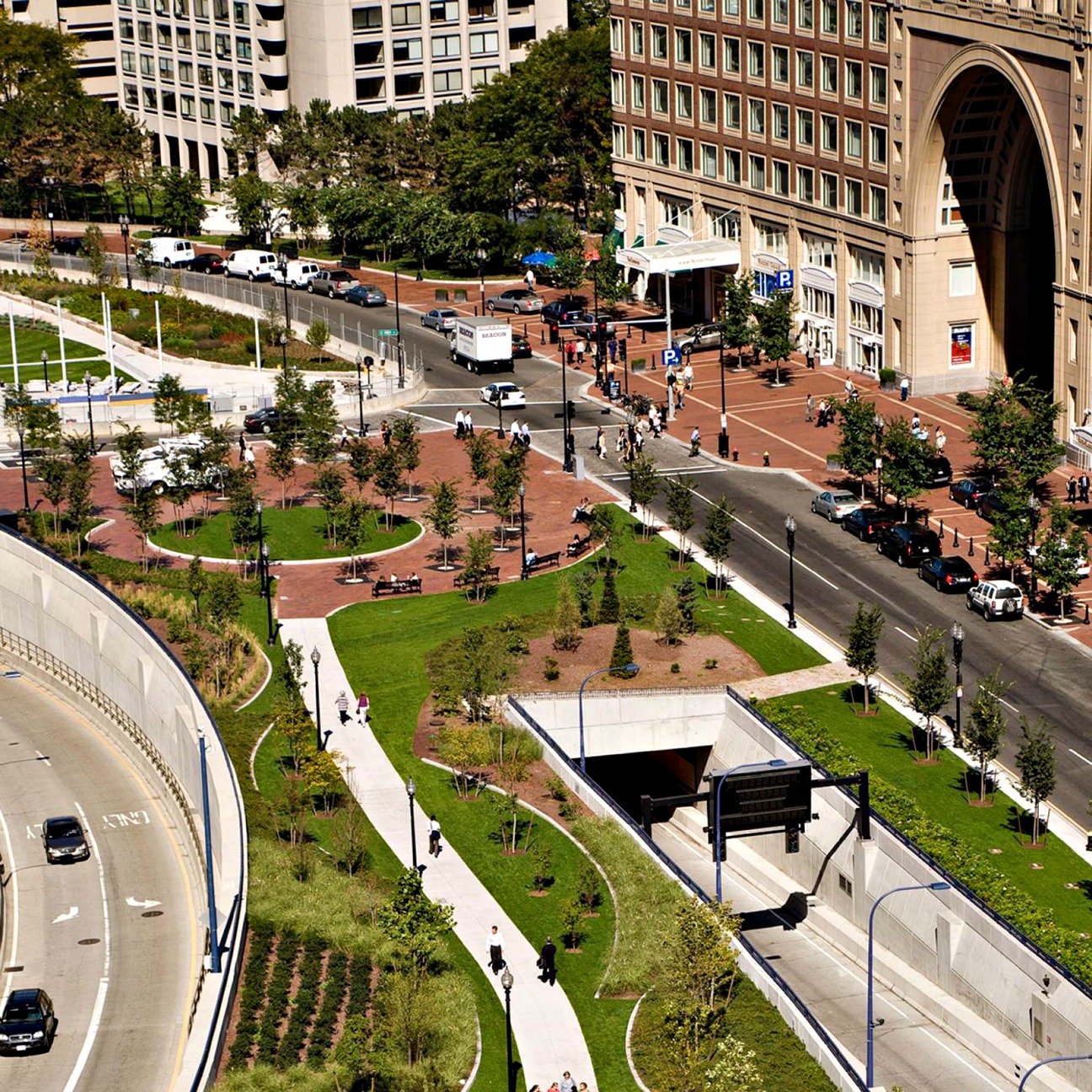 Rose Kennedy Greenway is installed by BrightView.