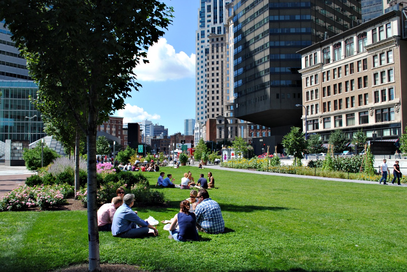 Rose Kennedy Greenway is installed by BrightView.