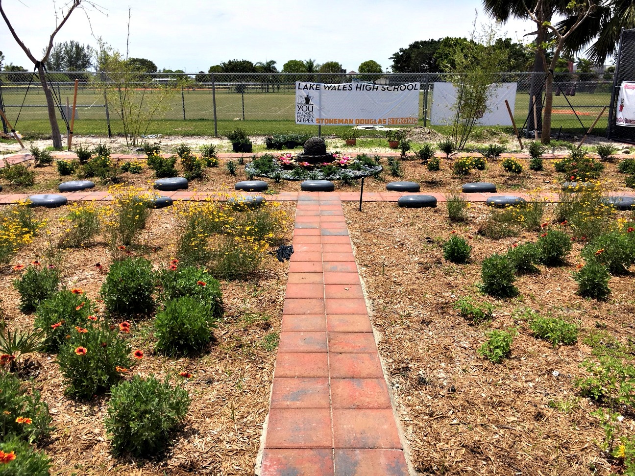 BrightView helps honor Parkland victims with reflective tranquility garden