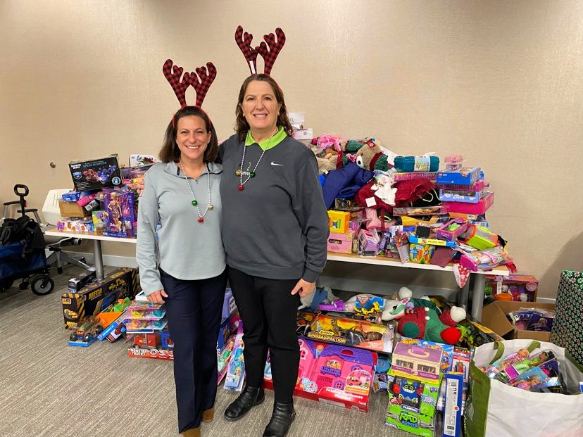 BrightView  team members toy drive