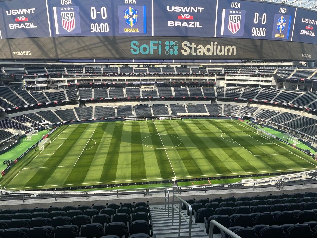 SoFi Stadium soccer pitch CONCACAF