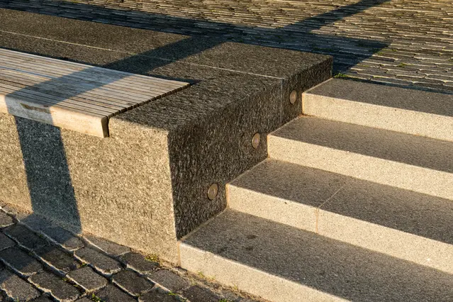 Central Wharf Park Hardscape Construction