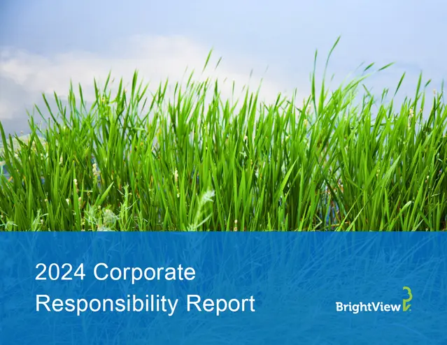 BrightView Landscapes Corporate Responsibility Report 2024