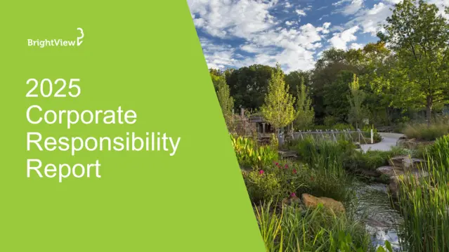 BrightView Corporate Responsibility Report 2025