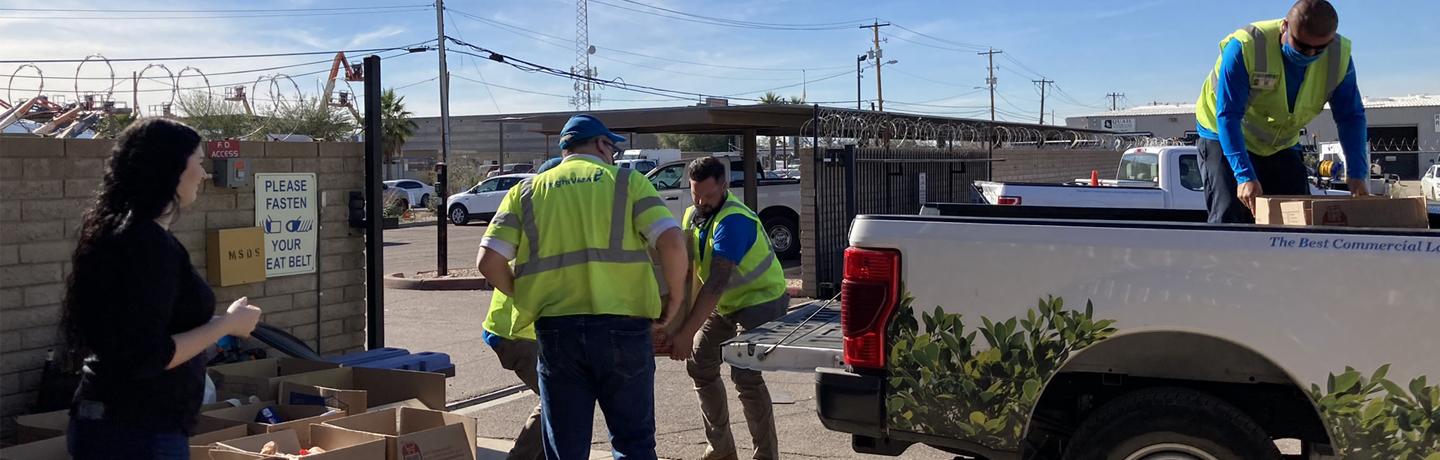 BrightView Donates Truckloads of Food to AZ Food Bank