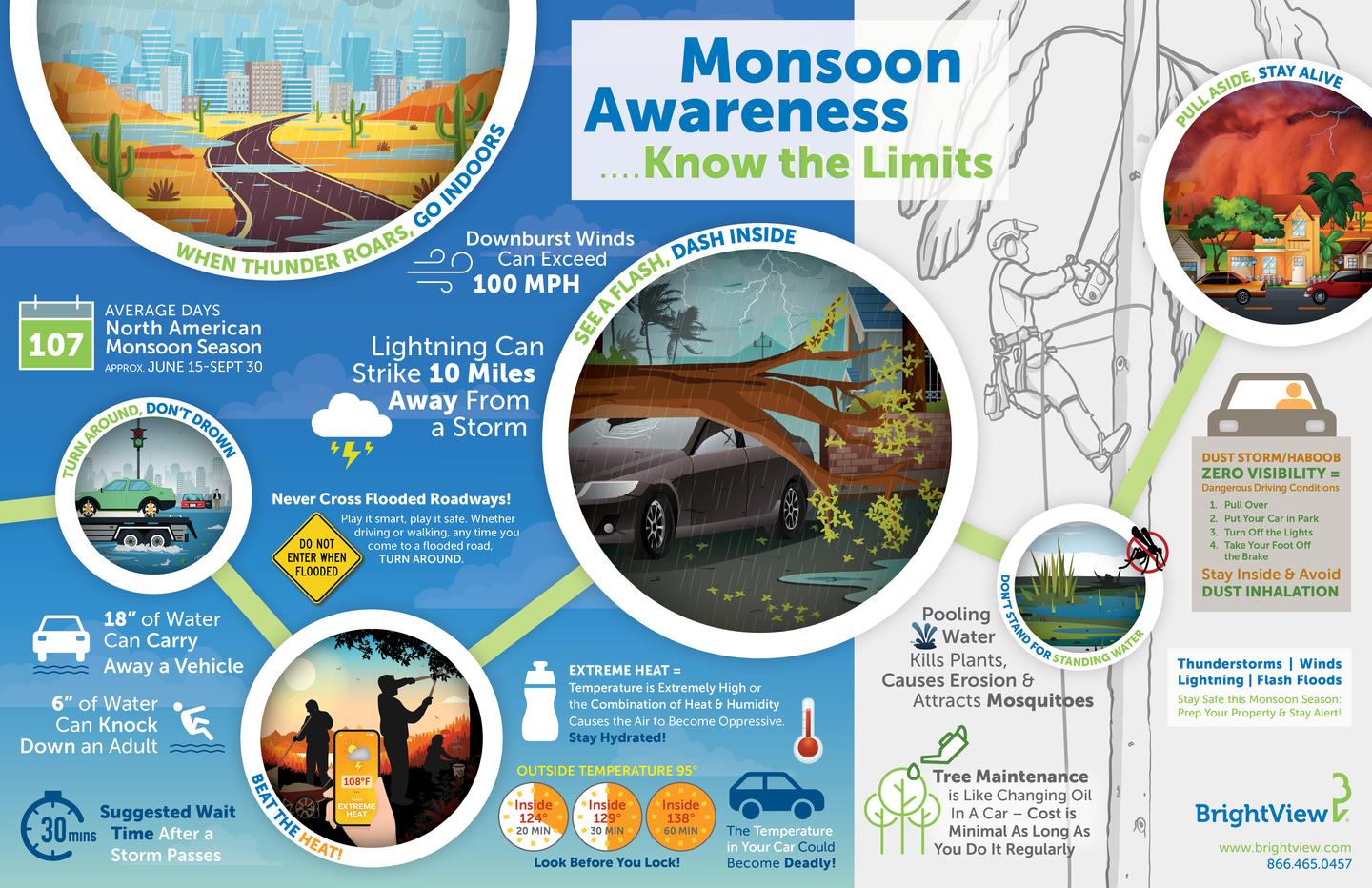 Monsoon Awareness Infographic