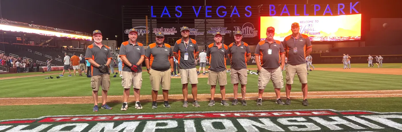 Isaiah Lineau BrightView groundscrew Las Vegas Aviators baseball