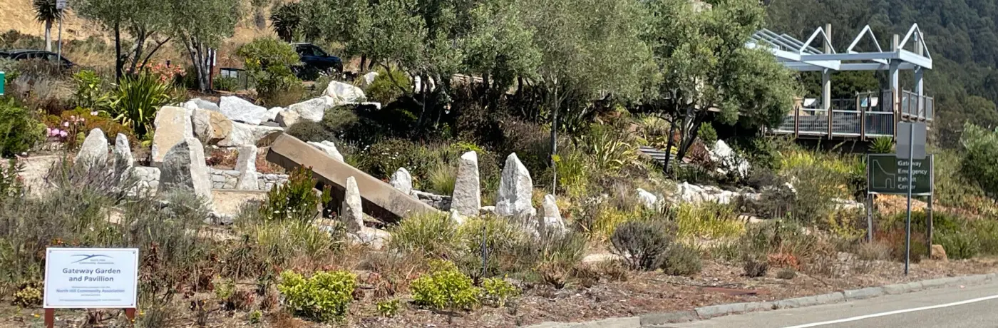 Firestorm Memorial Garden Gateway landscaping