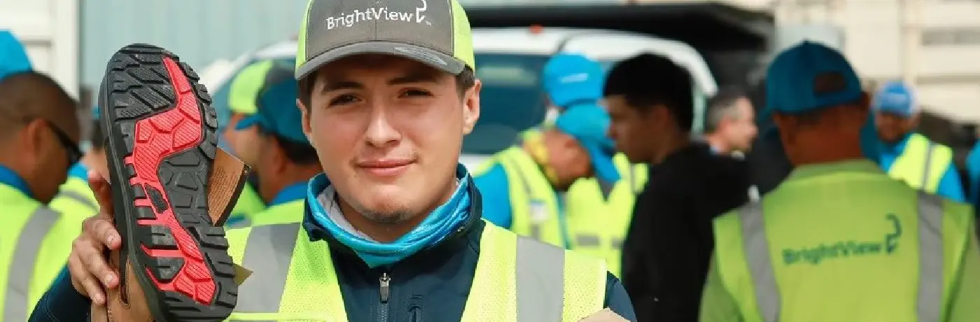 BrightView team member new boots