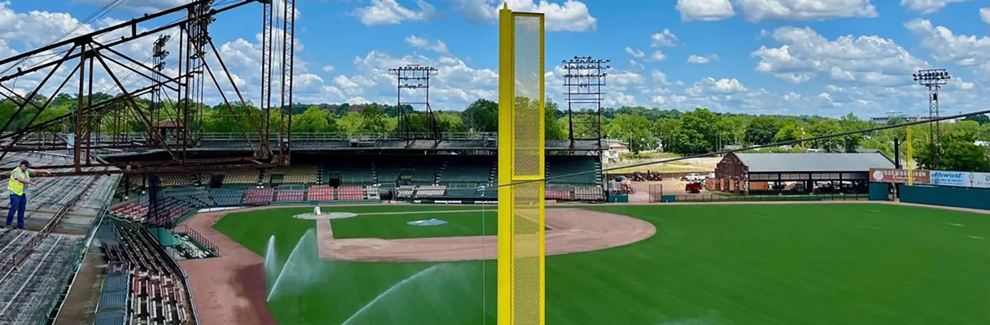 BrightView Renovates Rickwood Field