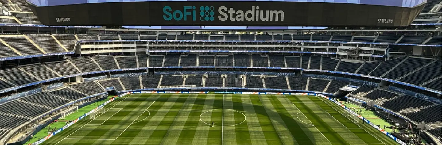 SoFi Stadium soccer pitch