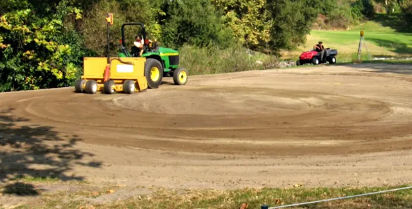 Golf course tee construction