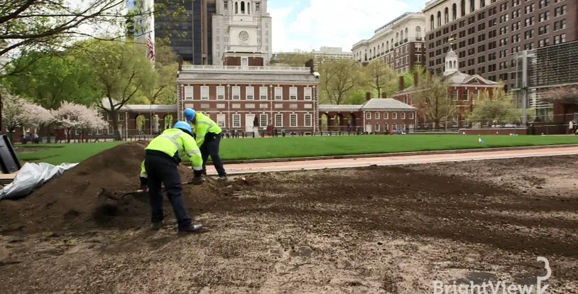 compost BrightView Independence Mall
