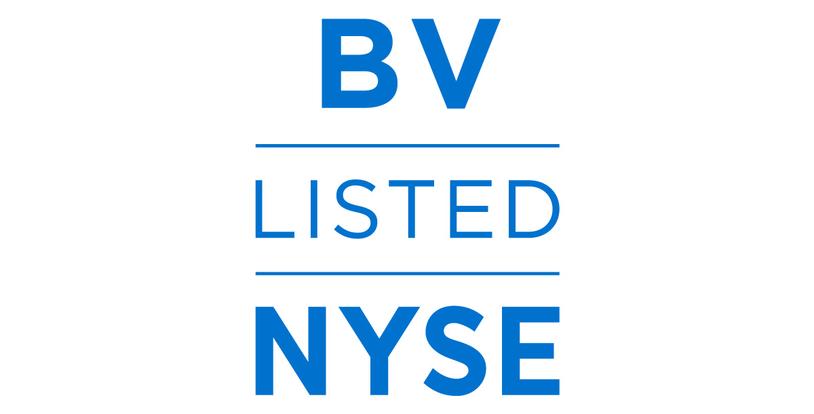 BrightView Listed on NYSE Logo