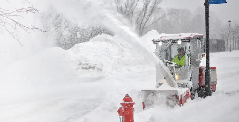 Ventrac Riding Snow Blower