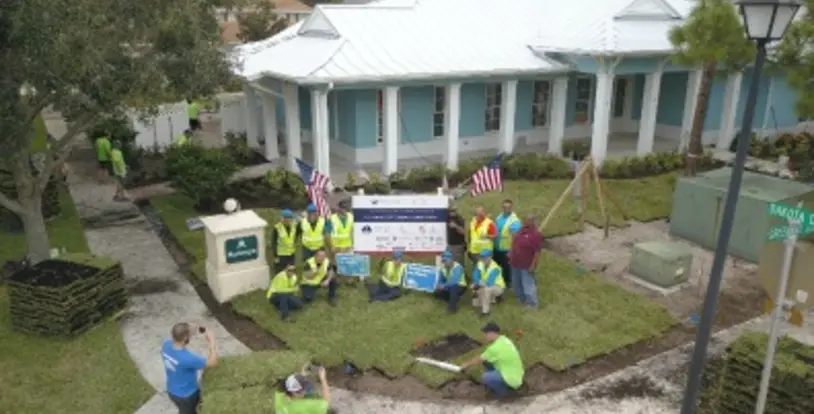 BrightView Provides Landscaping for Double Amputee Afghanistan War Veteran