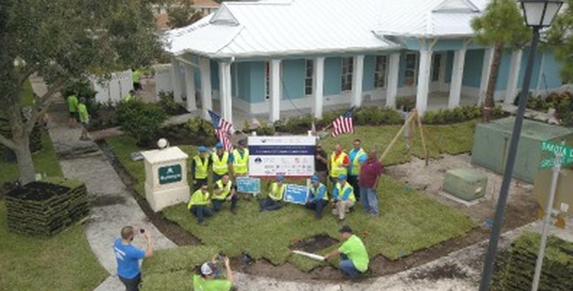 BrightView Provides Landscaping for Double Amputee Afghanistan War Veteran