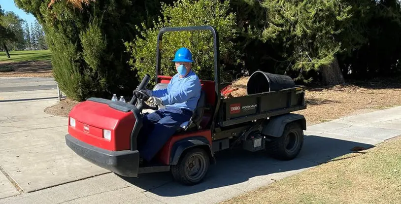 Golf cart BrightView