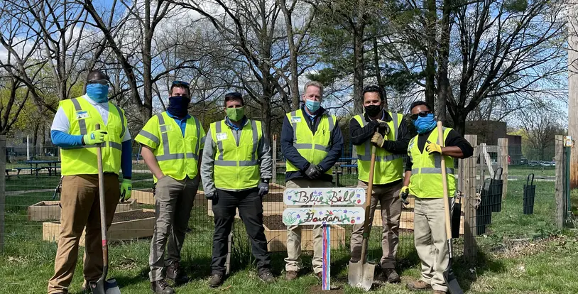 Students Dig into Garden Project Thanks to BrightView Donation