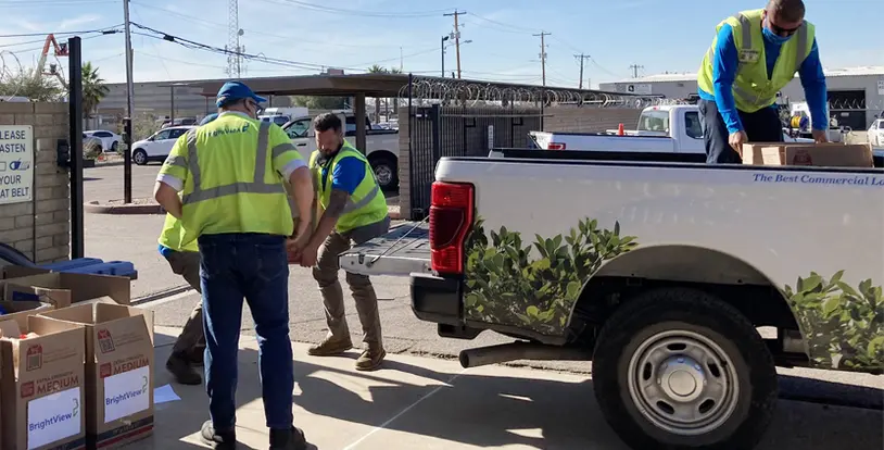 BrightView Donates Truckloads of Food to AZ Food Bank