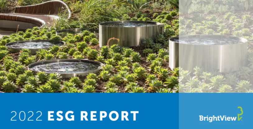 Download BrightView Landscapes 2022 ESG Report