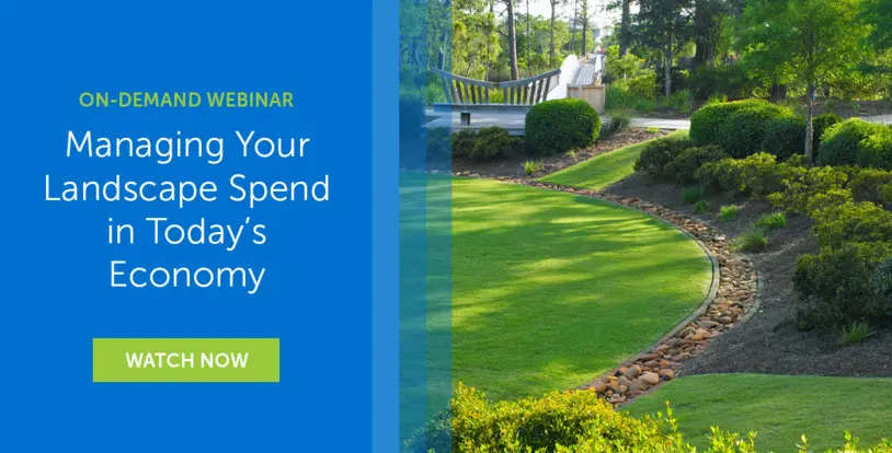 Manage Your Landscape Spend - FREE Webinar - Spring 2022