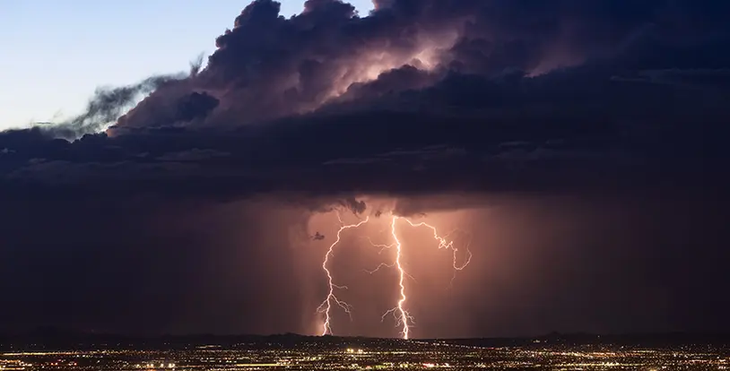 Monsoon Lightning Strike