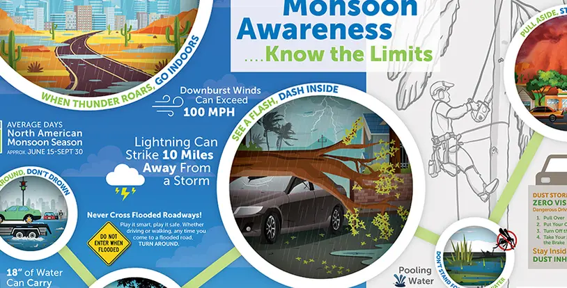 Monsoon Awareness Infographic