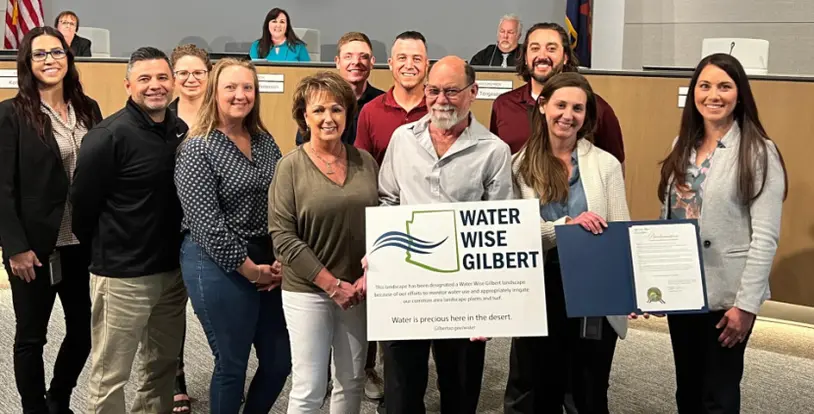 Gilbert Arizona water management recognition
