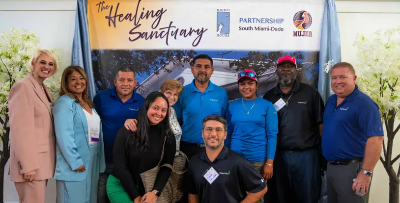 Kristi House BrightView team members